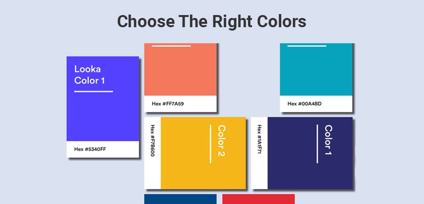 Wählen Sie die richtigen Farben