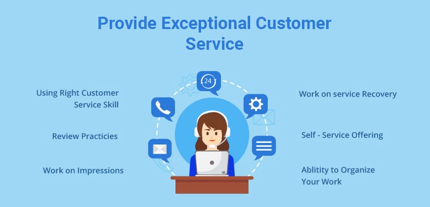 Proporcione un servicio al cliente excepcional