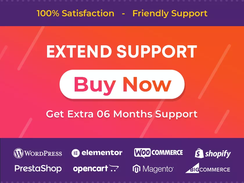 Extra 06 months support (Extended Support)