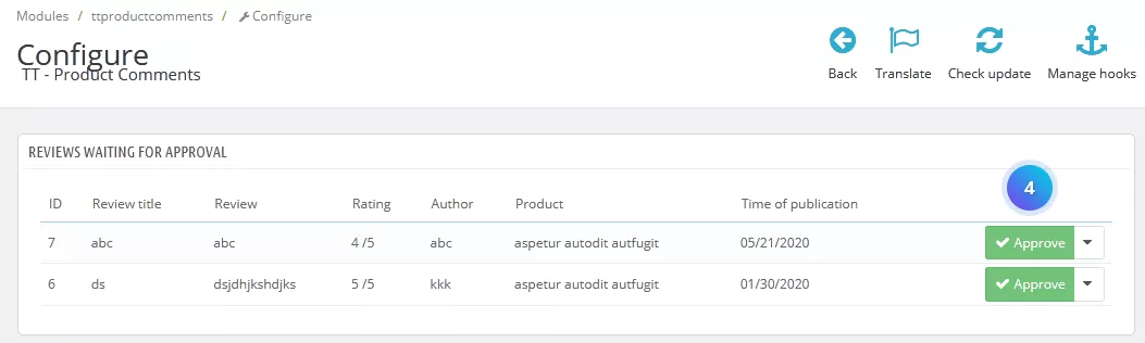 Prestashop 1.7.x - How To Manage “product Comments” Module