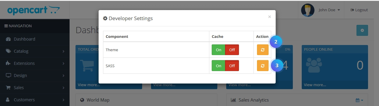 Opencart 3.0.x - How To Clear Cache