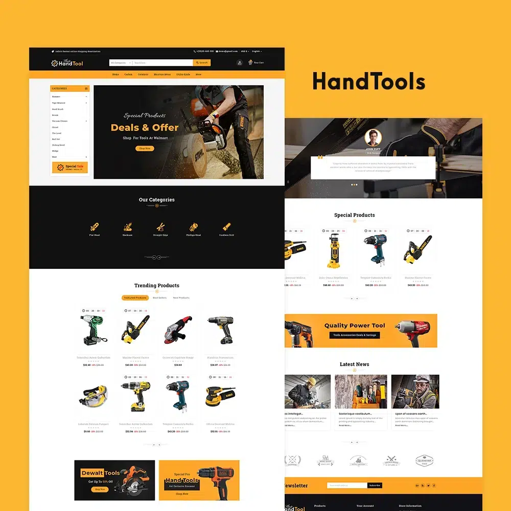Hand Tools &Amp; Equipment - Prestashop Responsive Theme