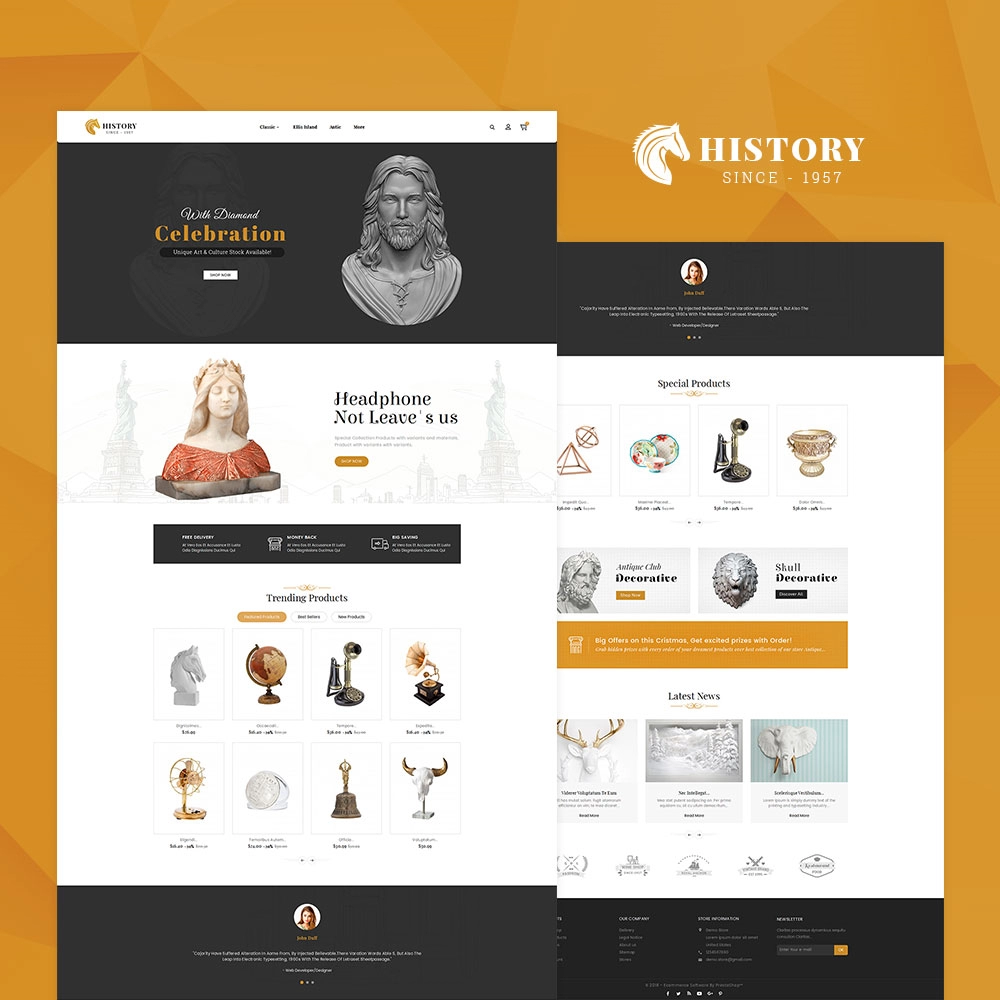 Antique Statue Art - Prestashop Responsive Theme Antique Statue Art - Prestashop Responsive Theme