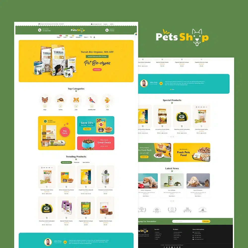 Pets Care & Animal Shop - Prestashop Responsive Theme