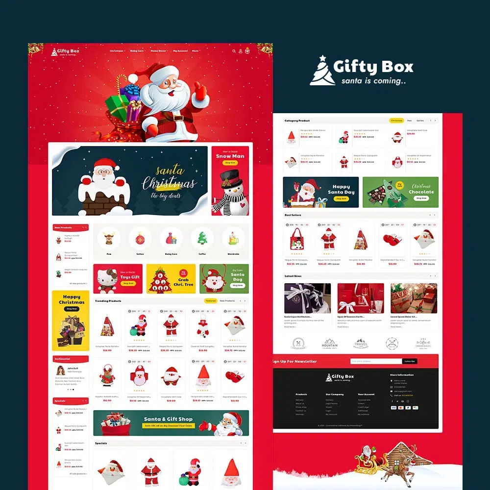 Gifty Box - Santa Christmas Shop – Prestashop Responsive Theme