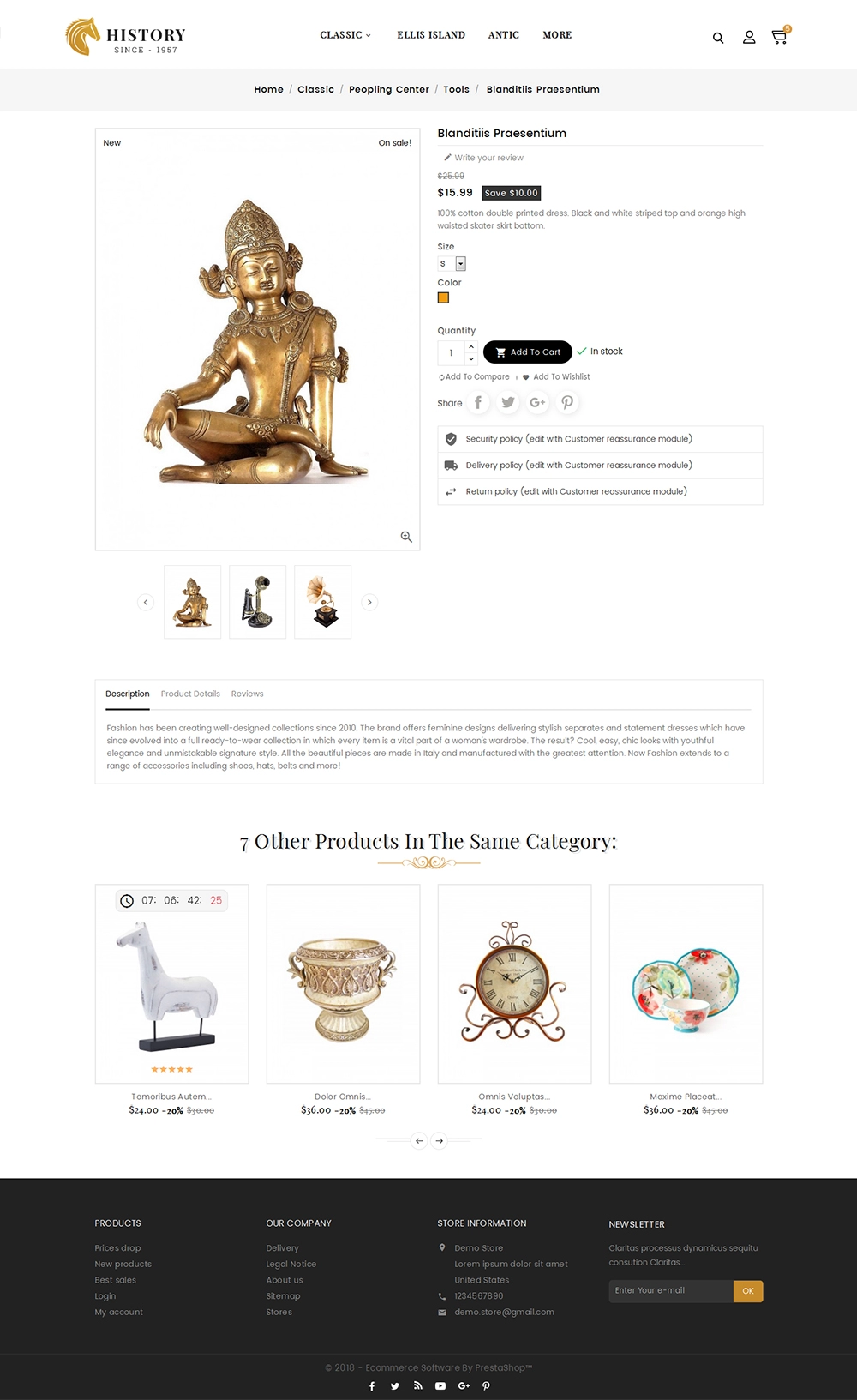 Antique Statue Art - Prestashop Responsive Theme Antique Statue Art - Prestashop Responsive Theme
