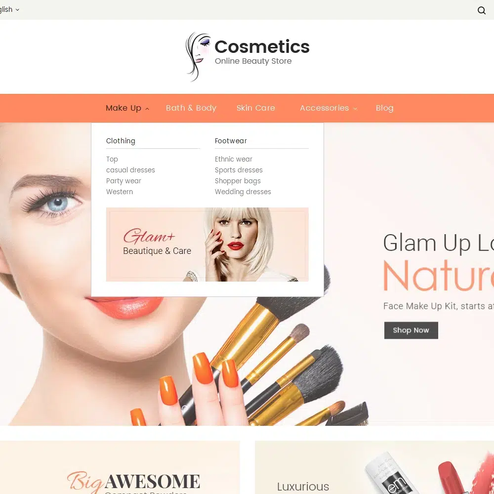 Cosmetic Beauty Store - Prestashop Responsive Theme