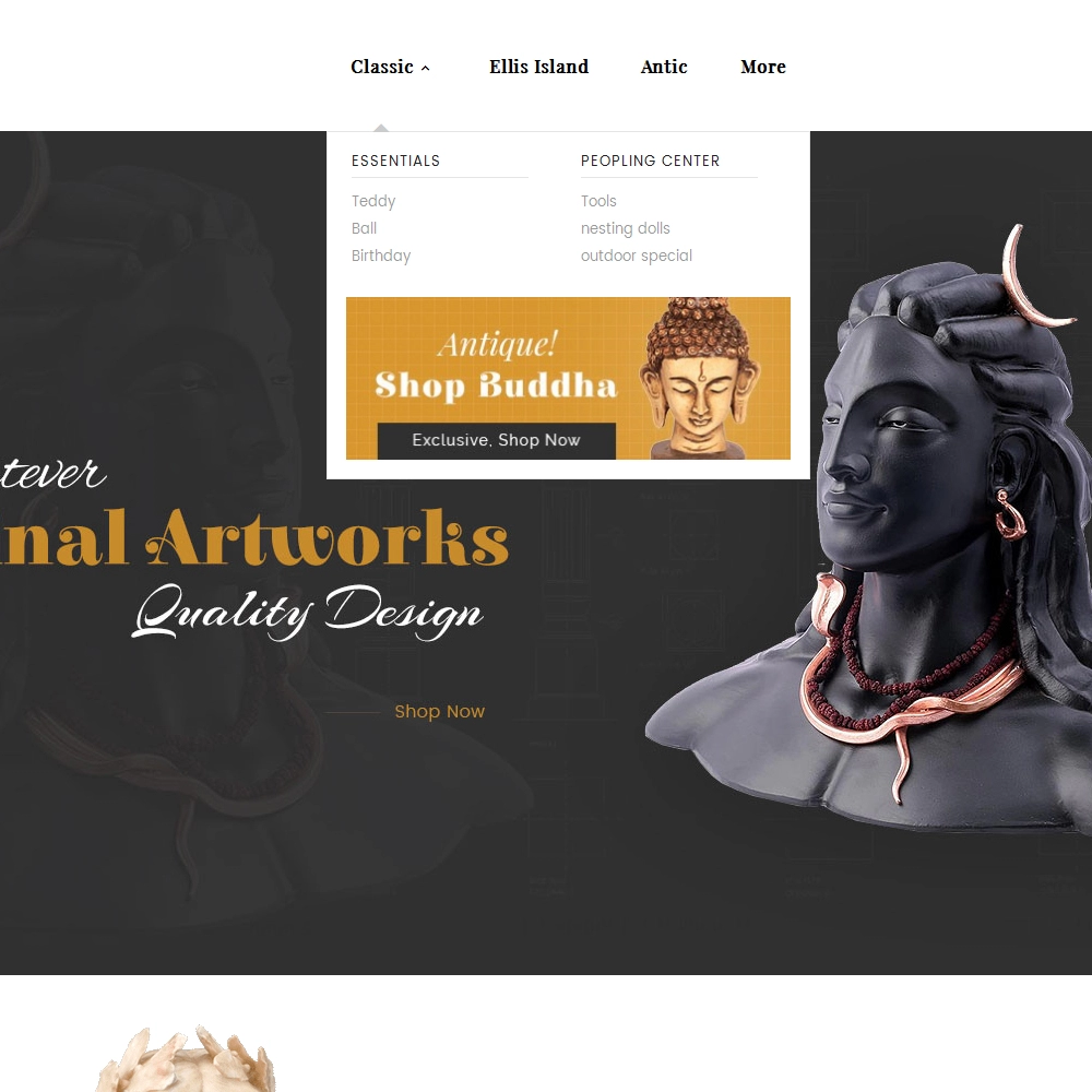Antique Statue Art - Prestashop Responsive Theme Antique Statue Art - Prestashop Responsive Theme