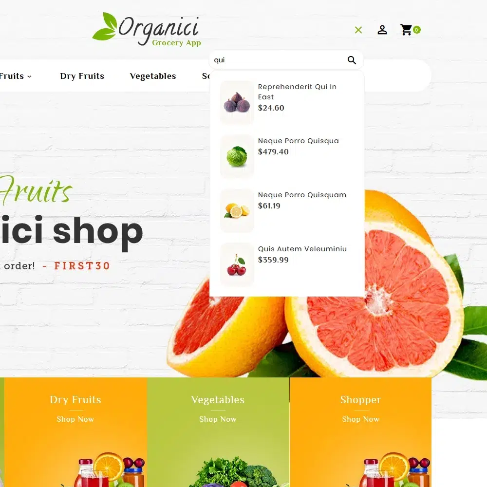 Veggie - Supermercado de abarrotes orgánicos - Tema adaptable de Prestashop