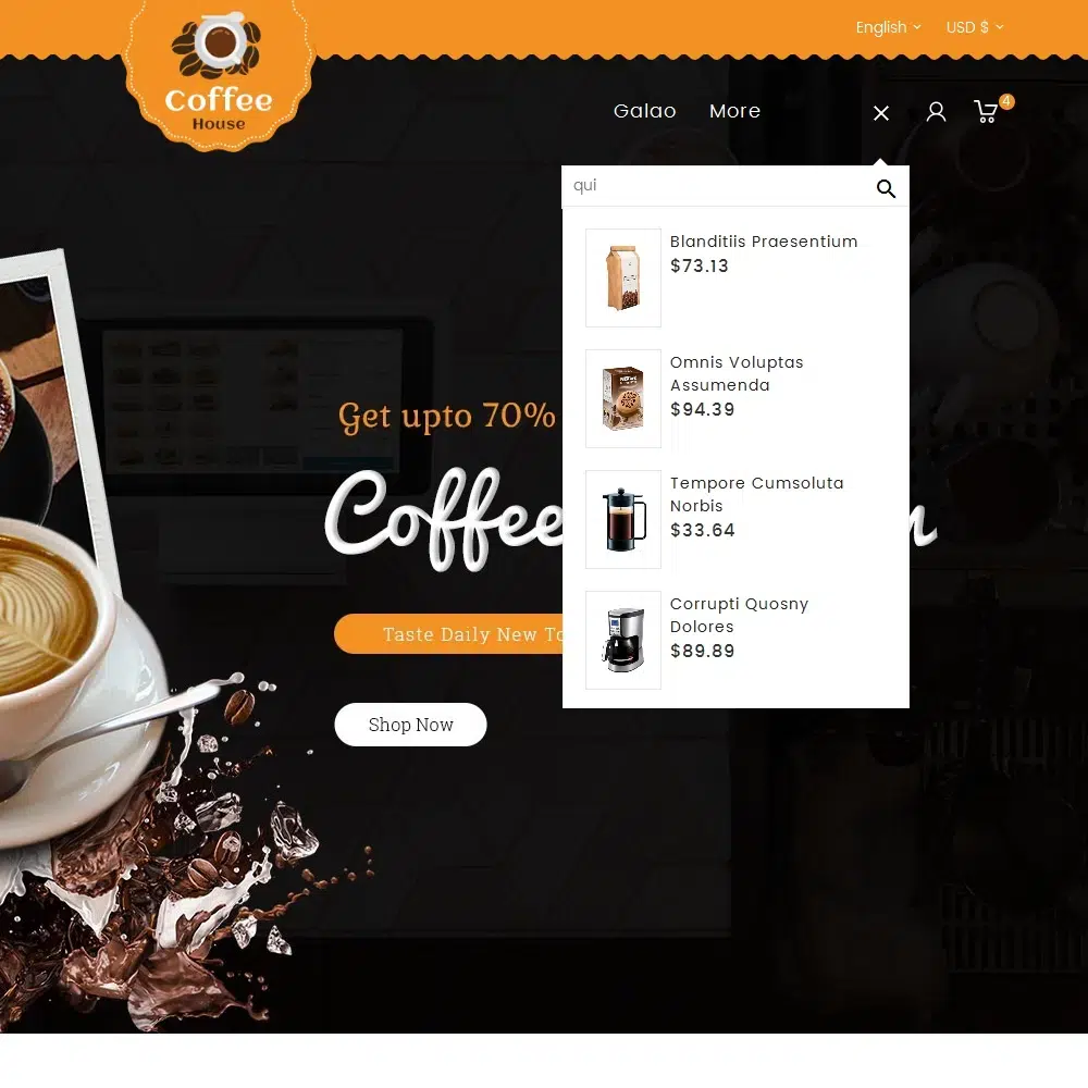 Kaffeehaus - Prestashop Responsive Theme