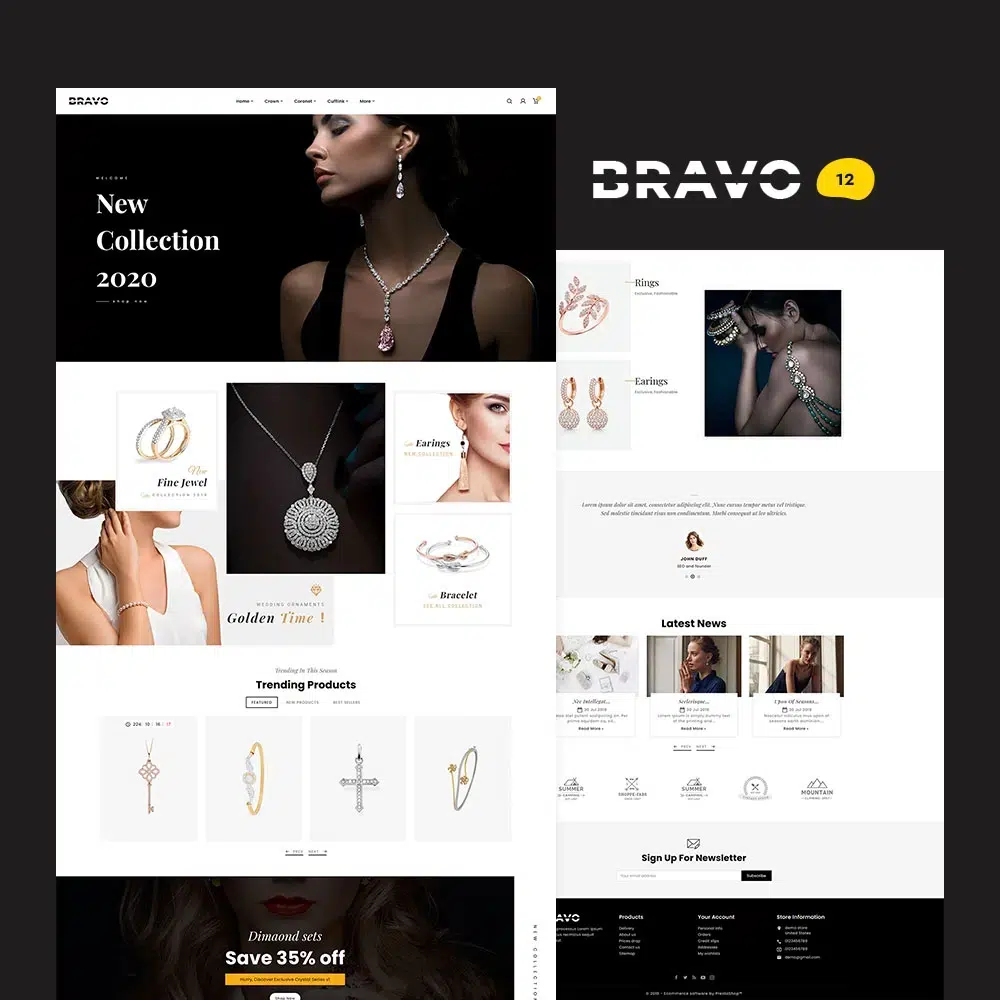BRAVO - Tienda Boutique Multiusos - Tema Responsivo Prestashop