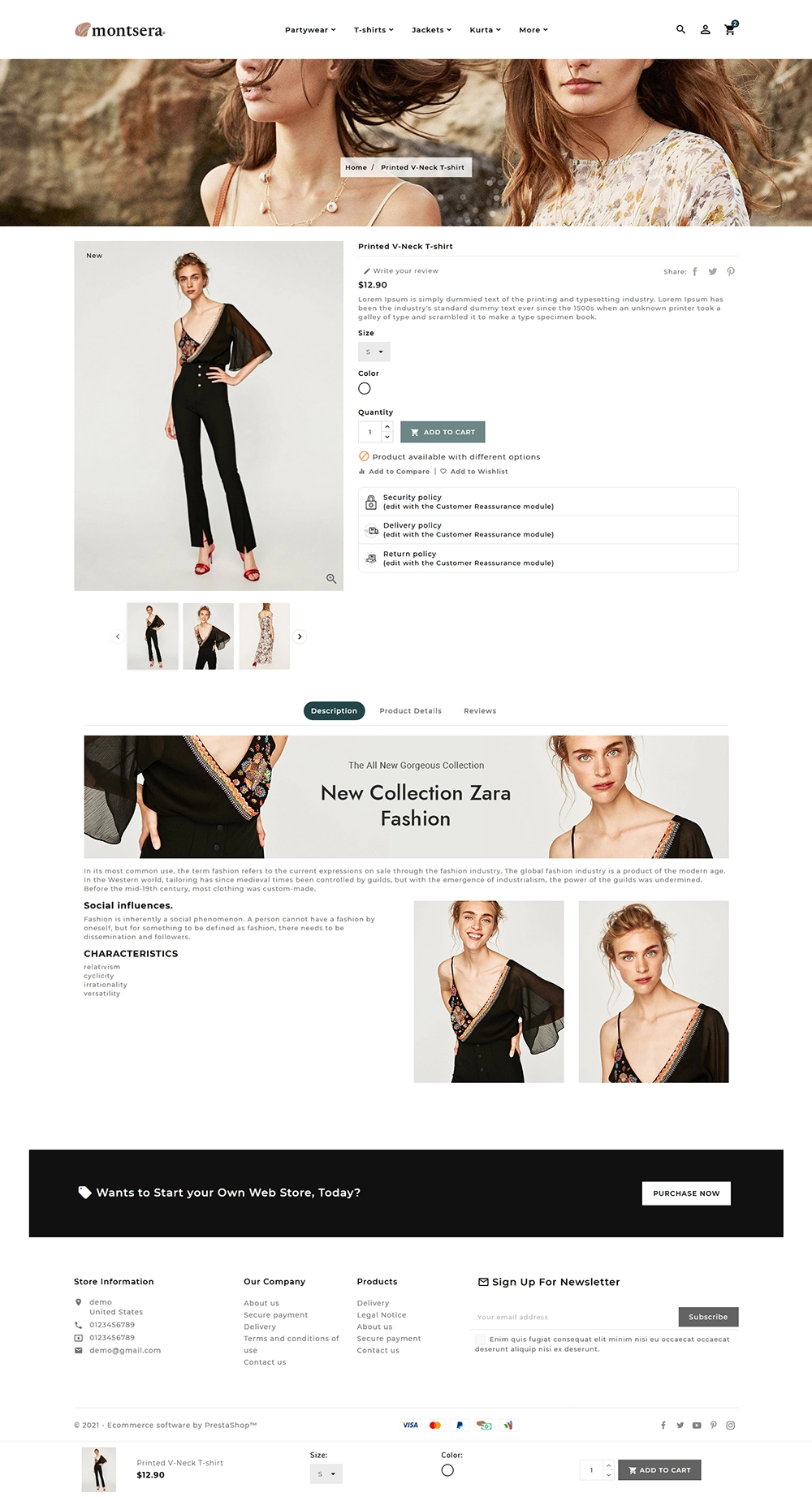 Fashion Trend Monstera - Prestashop Responsive Theme