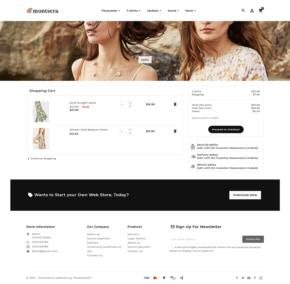 Fashion Trend Monstera - Prestashop Responsive Theme