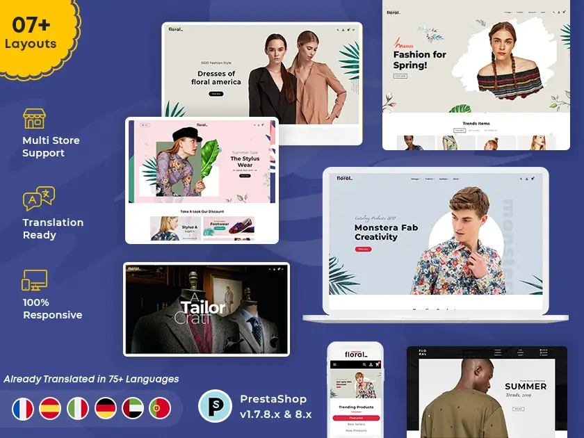 Floral - Fashion Studio - Prestashop Responsive Theme