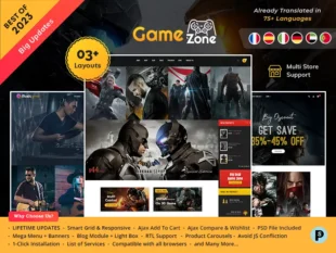 Game Zone - Music & Movies - Prestashop Responsive Theme