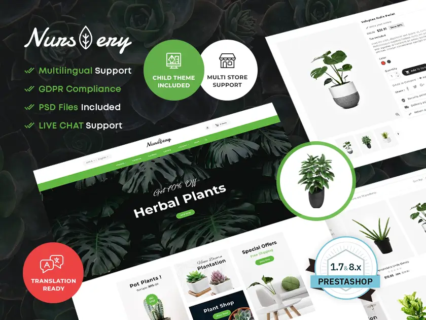 Nursery Plant & Garden Tools – Prestashop Responsive Theme