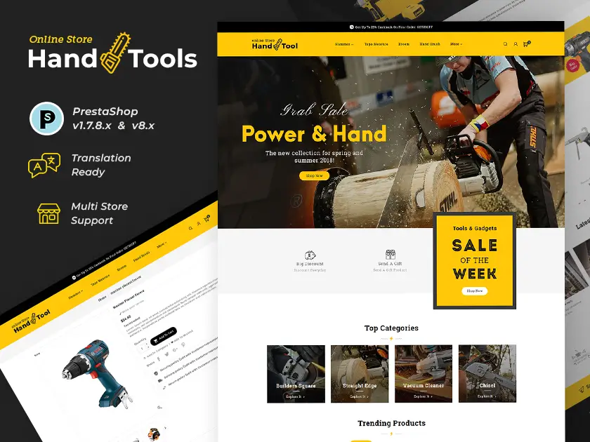 Hand Tools & Construction Works - PrestaShop Responsive Theme Hand Tools & Construction Works - PrestaShop Responsive Theme