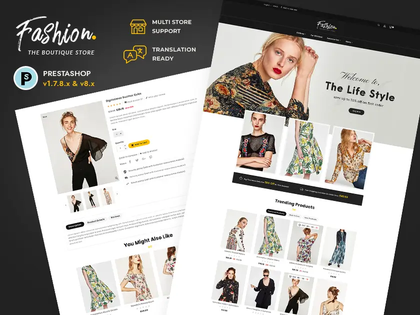 Mode - Kleding &Amp; Kleding - Responsief thema van Prestashop