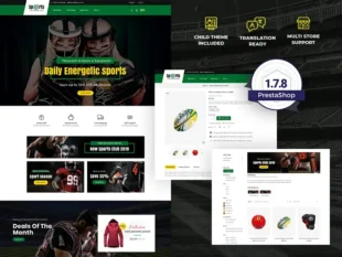 Esportes - Loja sazonal - Tema responsivo Prestashop