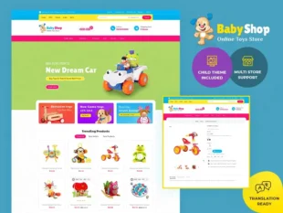 Baby Shop - Spielzeugladen - Prestashop Responsive Theme