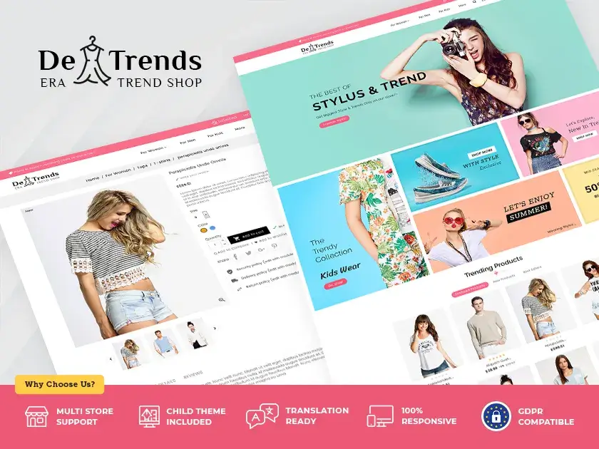 Trends - High Fashion &Amp; Clothing Store - Prestashop Responsive Theme