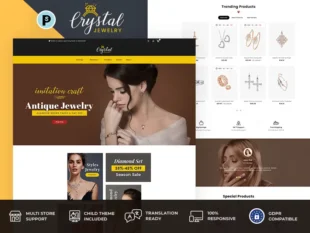 Crystal - Takı ve İmitasyon - Prestashop Duyarlı Teması