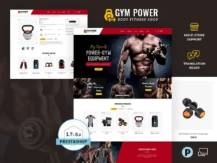 Gym Power - Equipo para el cuerpo - Tema adaptable de Prestashop