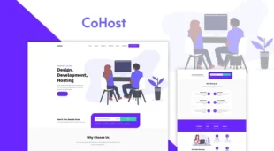 Cohost — bezpłatny responsywny szablon HTML