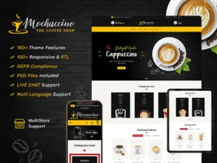 Mochaccino - Café y bebidas - Tema adaptable de Prestashop