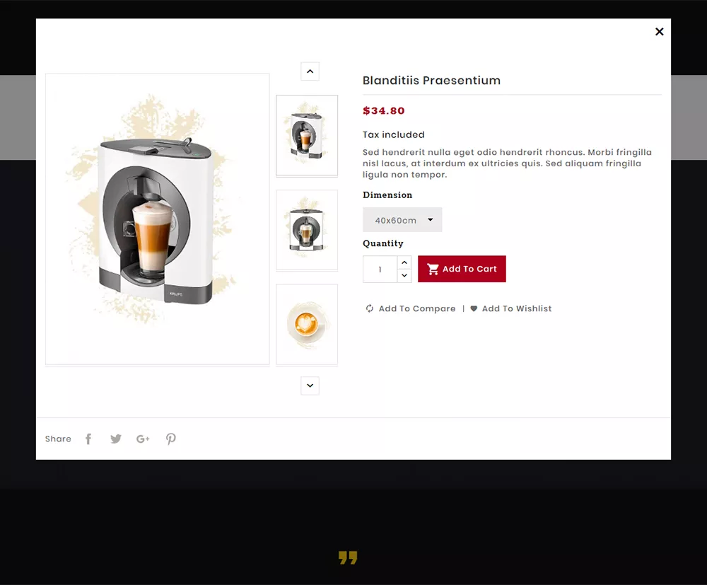 BrewChic - Coffee Shop - Prestashop Responsive Theme