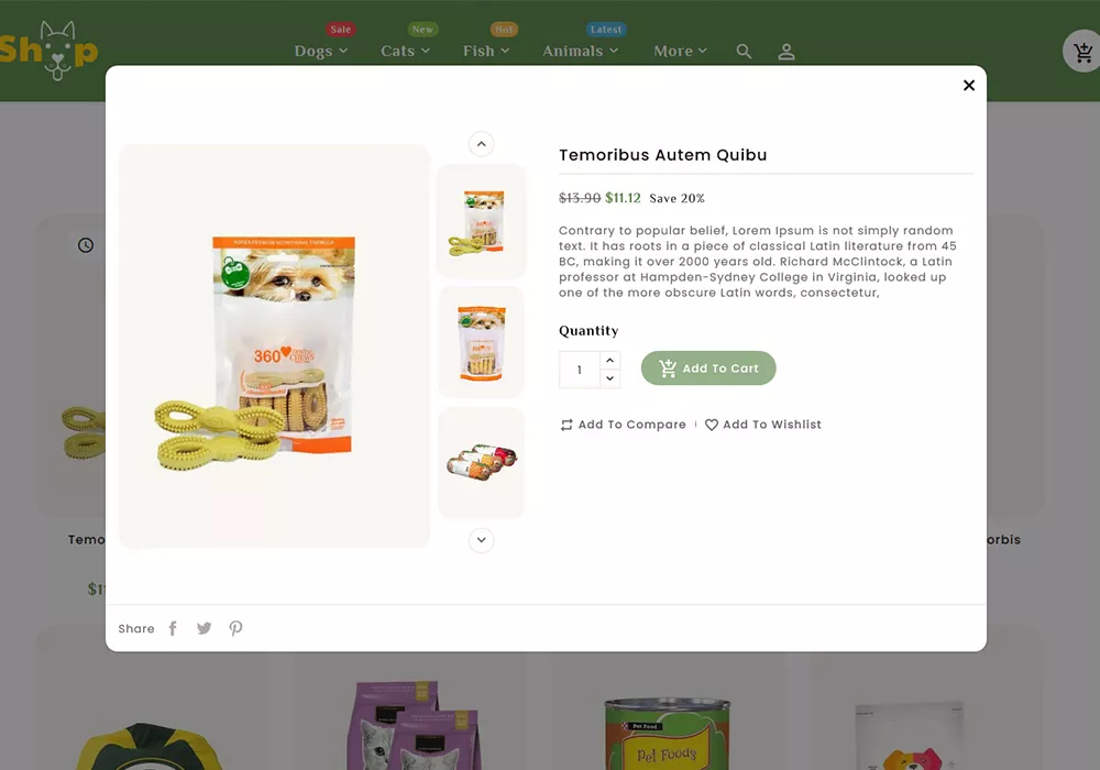 Pets Care & Animal Shop - Prestashop Responsive Theme