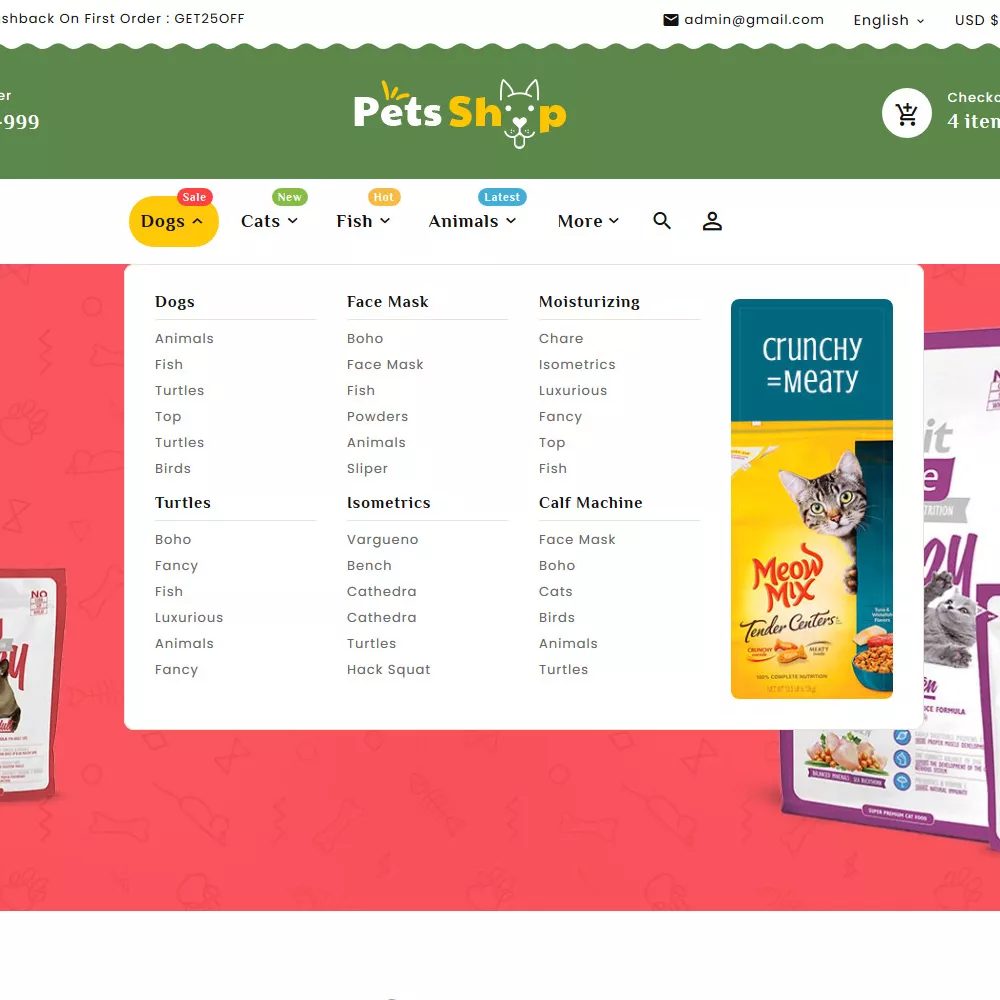 Pets Care & Animal Shop - Prestashop Responsive Theme