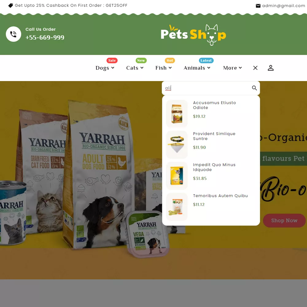 Pets Care & Animal Shop - Prestashop Responsive Theme