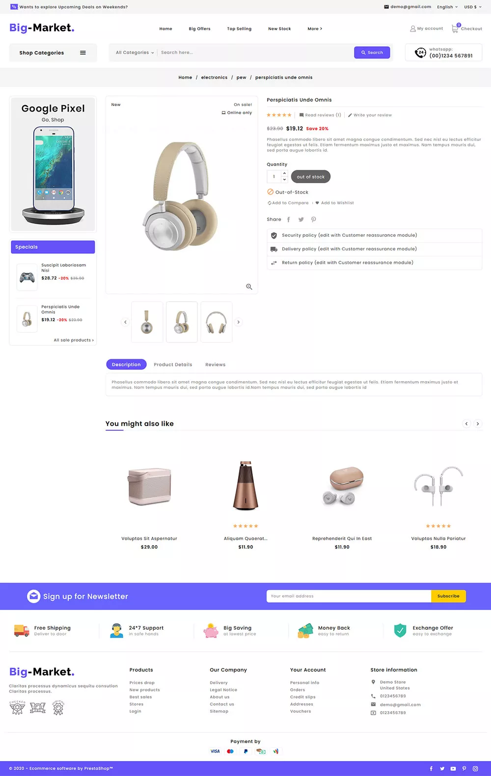 BigMarket - Multi-purpose Electronics Marketplace Store – Prestashop Responsive Theme