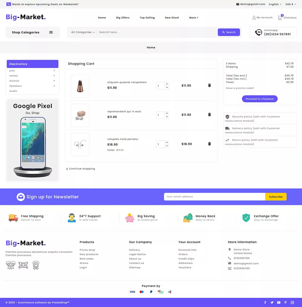 BigMarket - Multi-purpose Electronics Marketplace Store – Prestashop Responsive Theme
