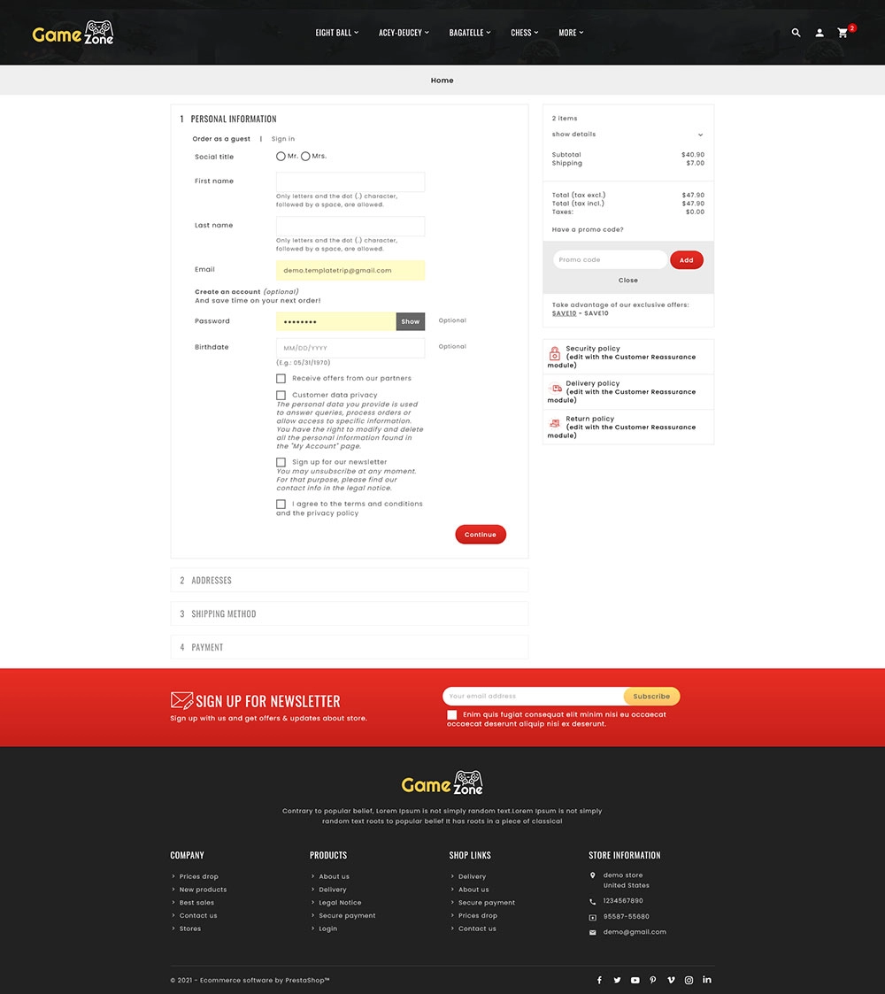 Game Zone - Music & Movies - Prestashop Responsive Theme Game Zone - Music & Movies - Prestashop Responsive Theme