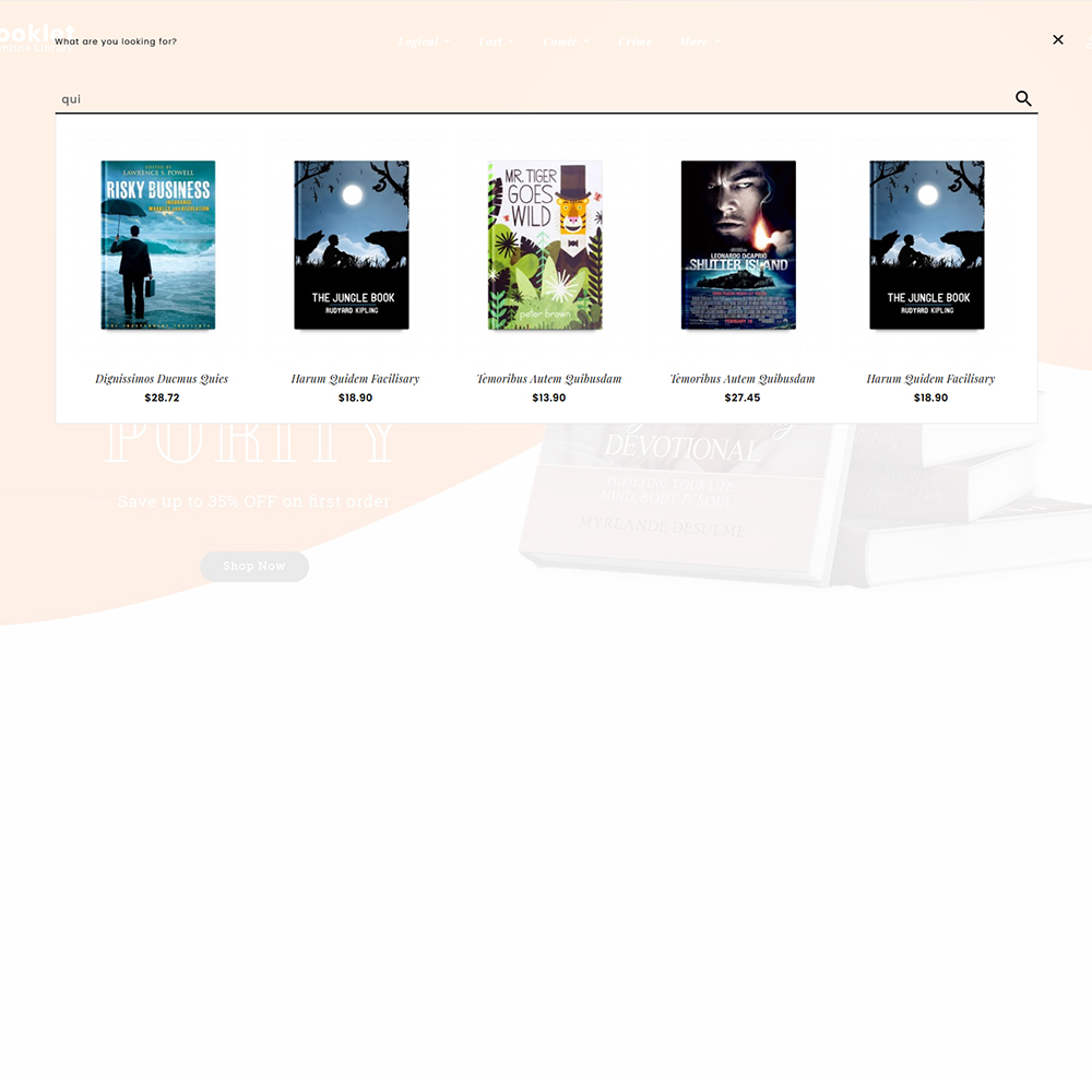 Broschüre - Online-Bücher- und Romanladen - Prestashop Responsive Theme