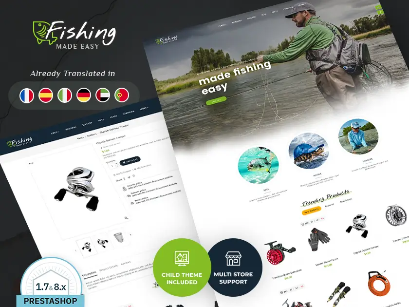 Fishing &Amp; Hunting Equipment Store - Prestashop Responsive Theme