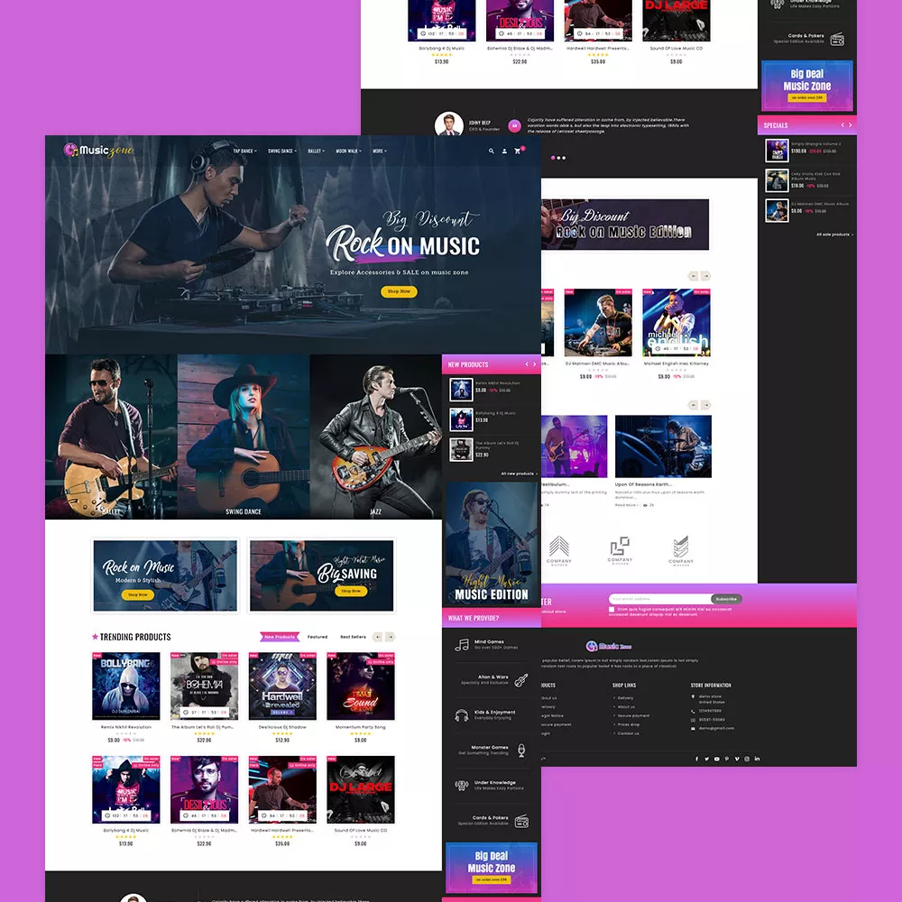 Game Zone - Music & Movies - Prestashop Responsive Theme