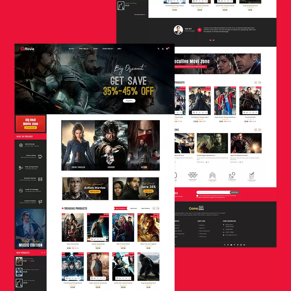 Game Zone - Music & Movies - Prestashop Responsive Theme