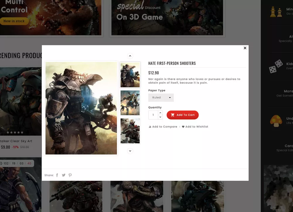 Game Zone - Music & Movies - Prestashop Responsive Theme