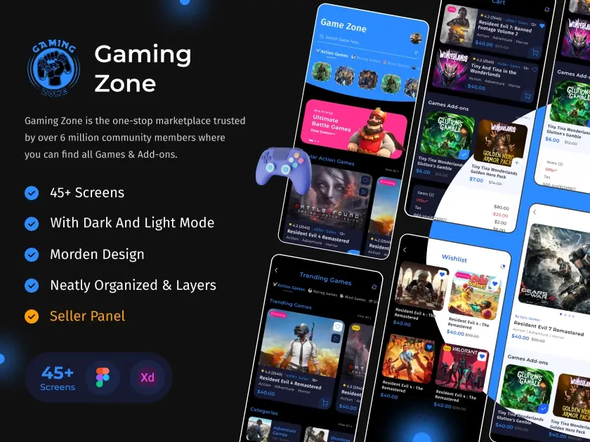 45+ Gaming Website Themes & Templates