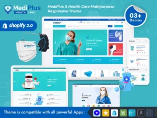 Mediplus - Sklep ze sprzętem medycznym - Uniwersalny, responsywny motyw Shopify 2.0