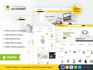 ecomart - Mega negozio di elettronica e mercato - Tema reattivo multiuso Opencart