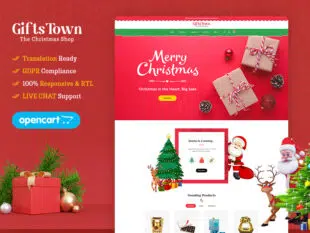 GiftsTown - OpenCart Responsive Theme for Gifts & Celebrations