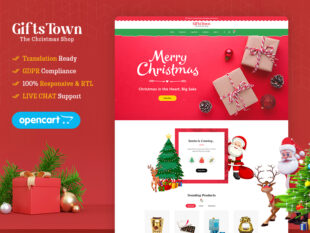 GiftsTown - OpenCart Responsive Theme for Gifts & Celebrations