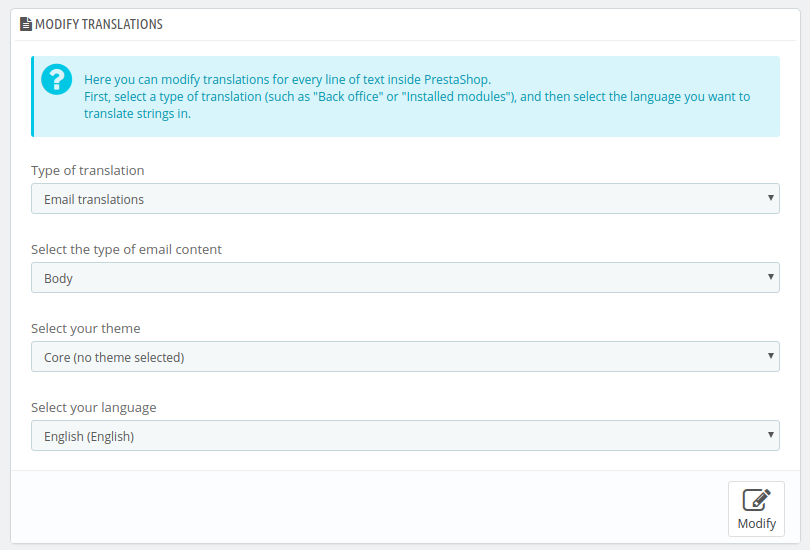 Prestashop - How to Edit Email Templates