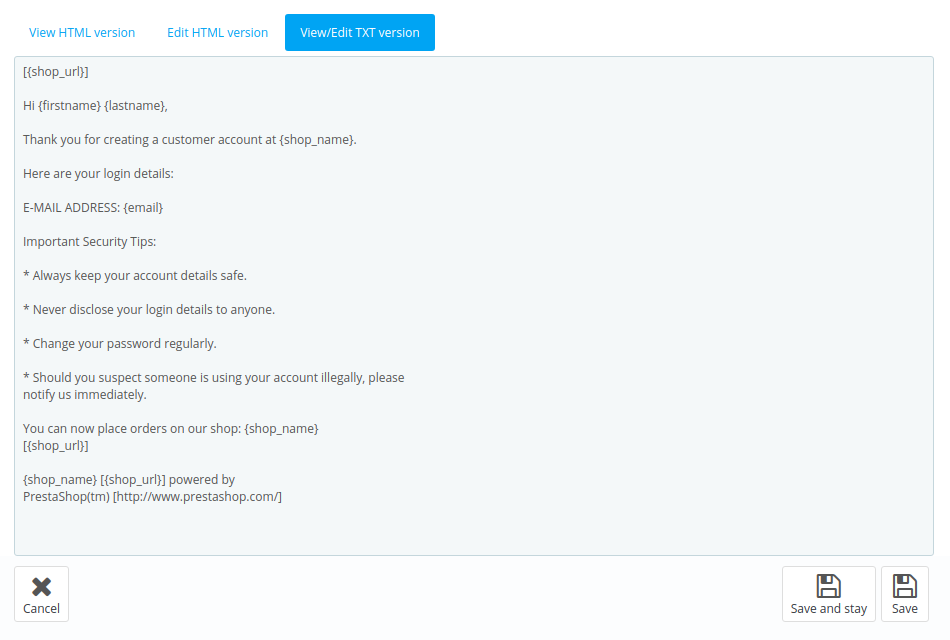 Prestashop - How to Edit Email Templates