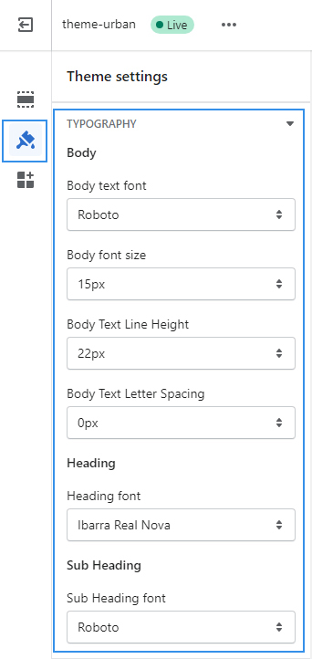 Shopify - Common Theme Options Overview
