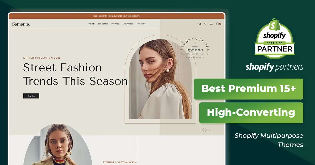 Best 15+ Premium Shopify Themes For Sale In India, Usa, Uk.